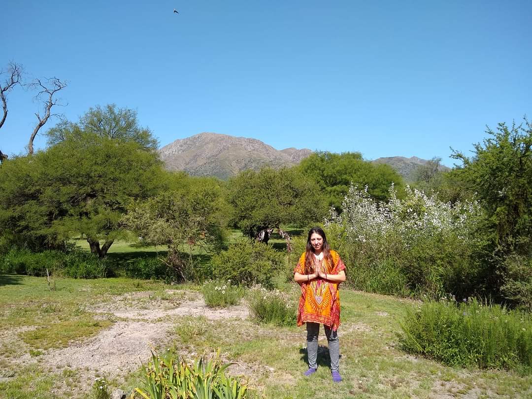 Nadia en la naturaleza